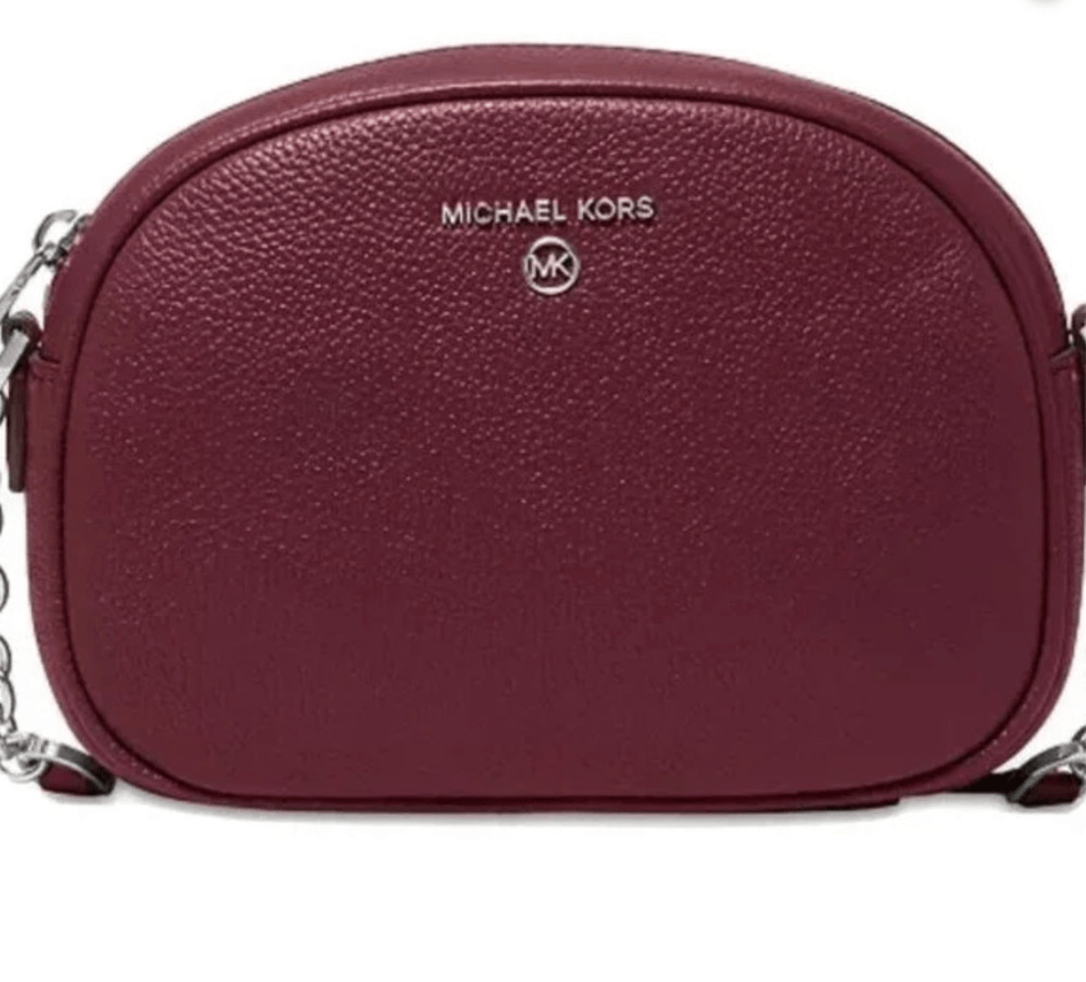 Michael Kors Leather Crossbody Jet Set Bag